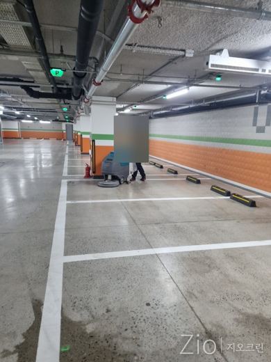 지하주차장 마감 세척